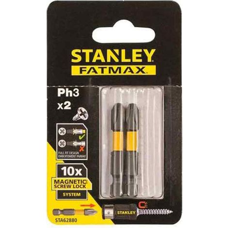Inserti esagonali Ph3 set due pz 50 mm Stanley