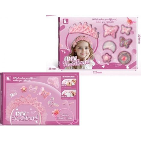 Kit per realizzare fasce per capelli (24 pezzi)
