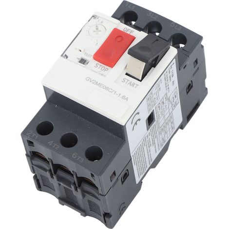Disjoncteur de protection contre les surcharges et les courts-circuits pour moteur, interrupteur de protection de démarreur de moteur AC690V GV2 ME06C 1-1,6A (1/5)