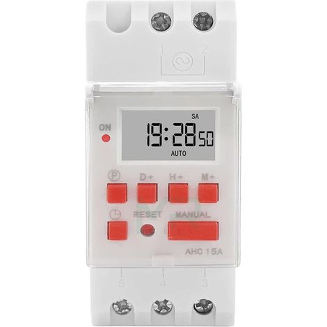 Thc15a AHC15A - Minuterie sur rail DIN, relais programmable (1/5)