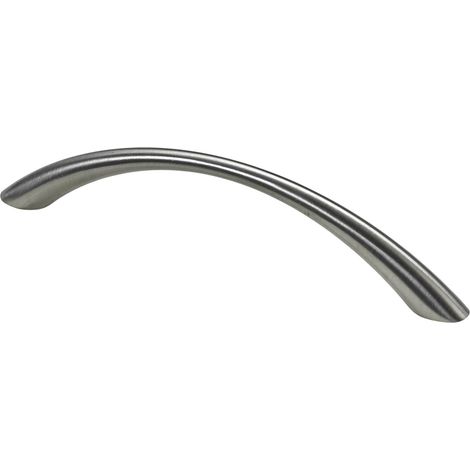 Hettich Möbelgriff  Edelstahl Optik 11,5 x 145 x 30 mm - 1 Stück Möbelgriff