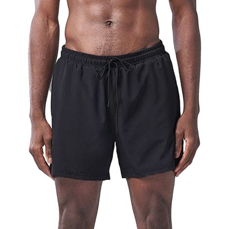 1 short homme nylon, séchage rapide, poche zippée, ajustable au cordon, pour course à pied et fitness (1/5)