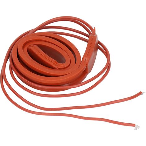 Cinta calefactora de silicona flexible e impermeable, resistente a las heladas y autorregulable, 220 V. (1/5)