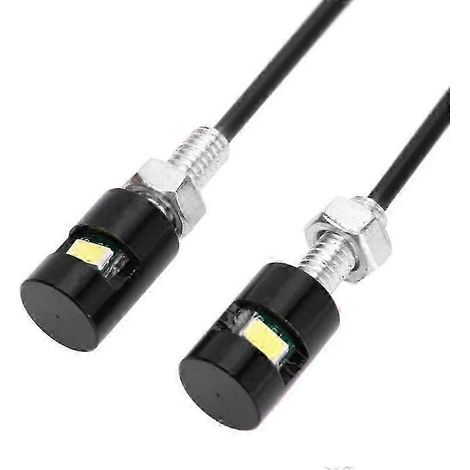 Éclairage de plaque d'immatriculation LED Eagle Eye pour voiture et moto, 5630, 1 SMD, 12 V, blanc (1/5)