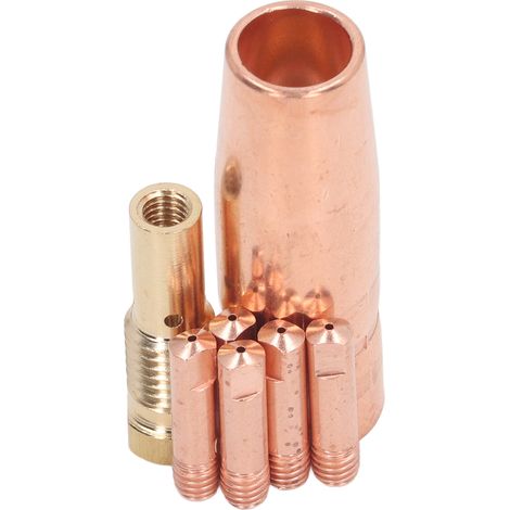 MIG-Schweißgerät-Zubehör: Messingdüse 0,9 mm (0,035 Zoll) für gasloses Fülldrahtschweißen mit Century FC90 80GL (1/5)