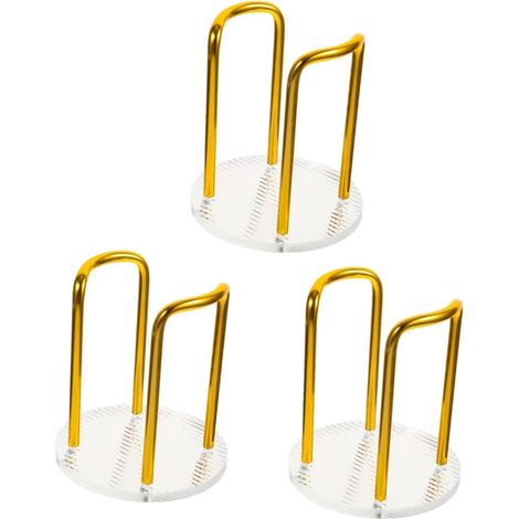 Lot De 3 Porte-gobelets en Acrylique Distributeur De Gobelets en Papier Support D'organisation pour (1/5)