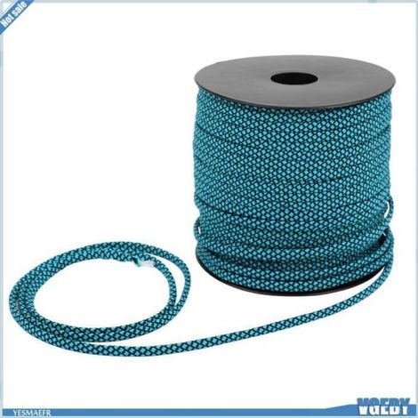 Paracord 7 Cores 4MM 50M - - Bleu - Randonnée - Camping - Survie (1/4)