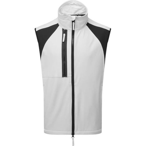 Chaleco técnico softshell WX2 (2 capas) tejido elástico CD876 XXXL Blanco