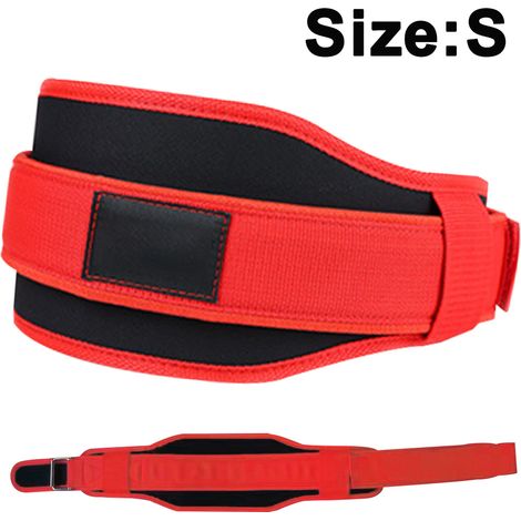 Ceinture De Soulèvement - Ceinture De Soutien Lombaire En Nylon Avec Rembourrage Double Pour Musculation Et Force - 1 Pièce (1/5)