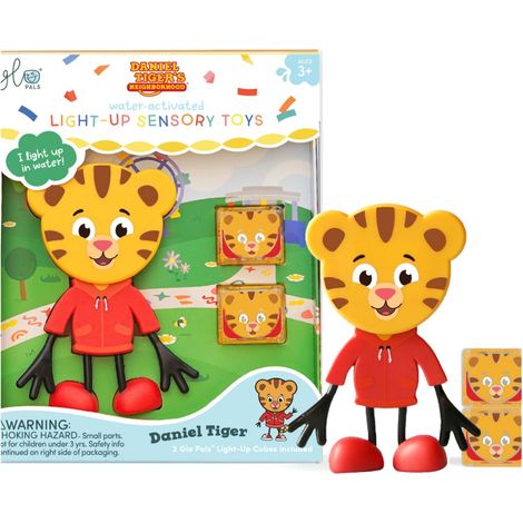 Set di cubi sensoriali che si illuminano in acqua: Daniel the Tigger, Glo Pals (1/5)