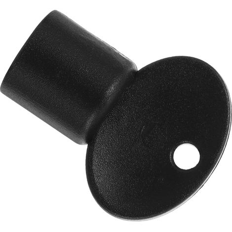 Serrure en ABS noir avec clé, compact pour l'entretien des boîtes à (1/5)