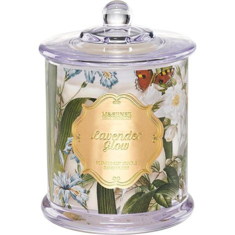 Duftkerze Lavendel im Glas mit Sojawachs, 500g, über 60 Std. Brenndauer