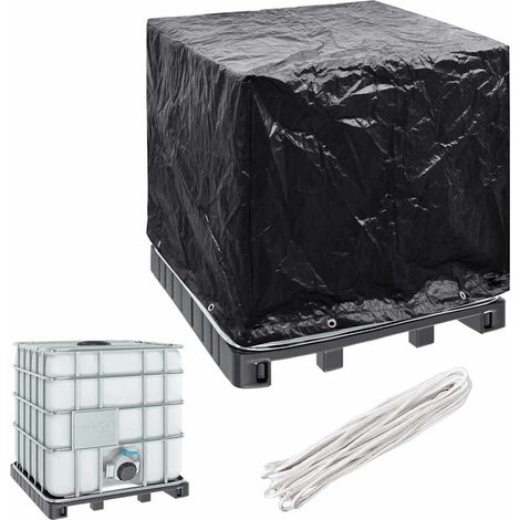 Abdeckung für IBC-Tank 8 Ösen 116x100x120 cm vidaXL