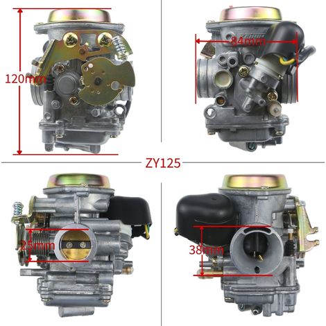 Carburateur adapté au scooter YAMAHA ZY125 Xunying Shangling Yuedong Liying 125, monoligne National II. (1/4)