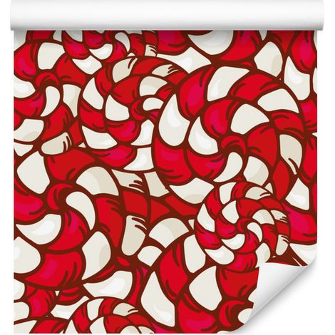 Carta da parati con lecca-lecca colorati per soggiorno e camera da letto, 50x1000 cm (1/5)