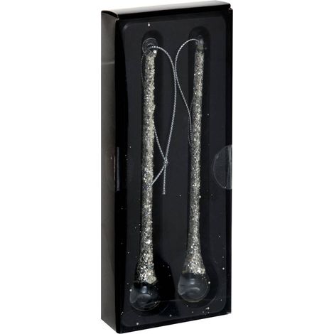 Goccia di vetro sdn x2 arg 15cm - Feeric lights & christmas (1/4)