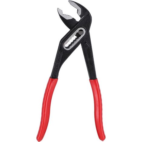 7-Positionen-Papageienspitzzange, 30 cm, aus Chrom-Vanadium-Stahl mit ergonomischem PVC-Griff. (1/3)
