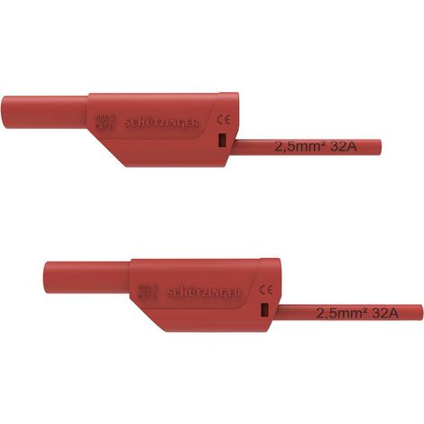 Schützinger Puntali di sicurezza 150 cm Rosso 1 pz.