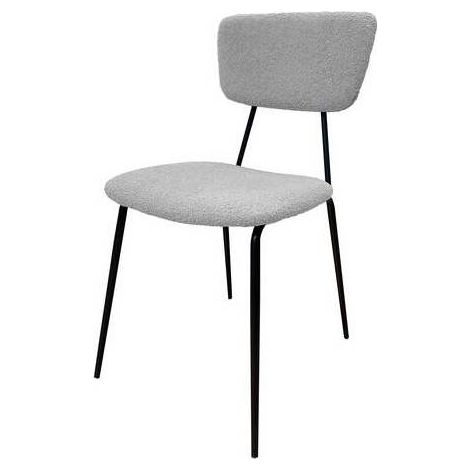 4 x SEDIA KORE TESSUTO BLOUCLER GRIGIO CHIARO 24