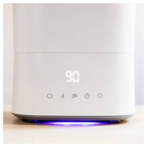 Cecotec Humidificador BreezeCare 3500 Warm. Depósito 5,5 litros, Humidificación 400 ml/h, Filtro cerámico