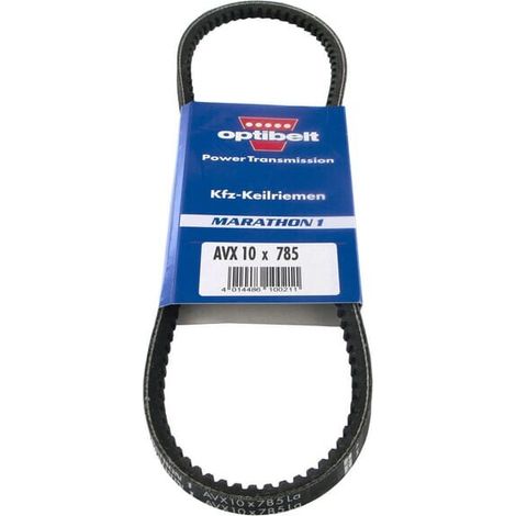 Correa de ventilador 10 x 785 OPTIBELT AVX10785 (1/2)
