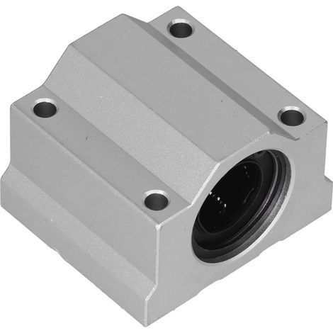Coussinet linéaire SCS25UU, bloc coulissant en alliage d'aluminium, roulement à billes fermé pour machines-outils (1/5)
