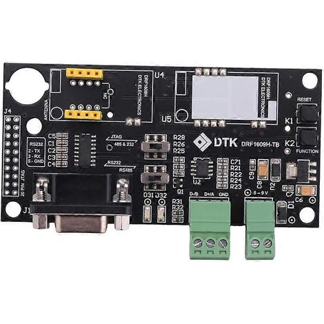 Port série UART pour adaptation de fond de panier RS232/RS485, module Zigbee DRF1609H (1/5)