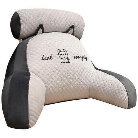 Coussin de lecture pour lit, soutien lombaire et dorsal, accoudoirs, coussin de siège, coussin de relaxation Pad-A-Grey (1/5)