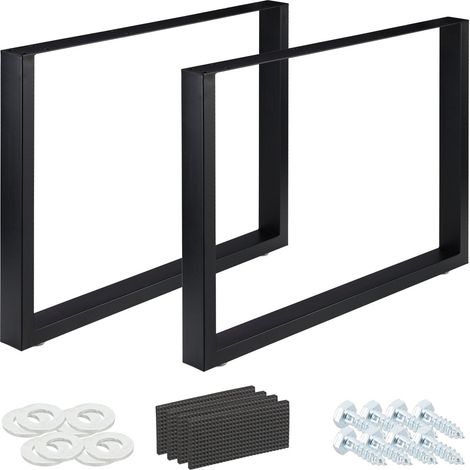 2er-Set Tischläufer schwarz