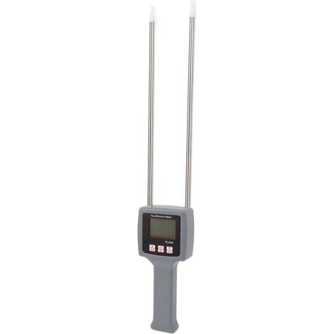 Hay Moisture Meter, Portable Digital Display Hay Moisture Tester for Grain, Straw, Bran, Fodder, Leymus Chinensis Emperor Grass, Bamboo Grass Fiber Moisture Meter (1/4)