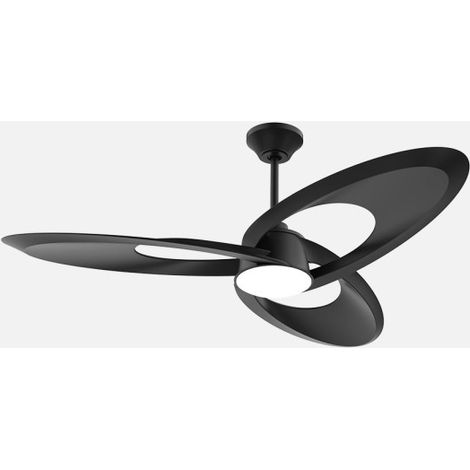 Ventilador Dc Tarazona 18w Negro 3aspas 6vel.136d 2250lm 3000-4500-6500k Remoto+memoria+temporizador