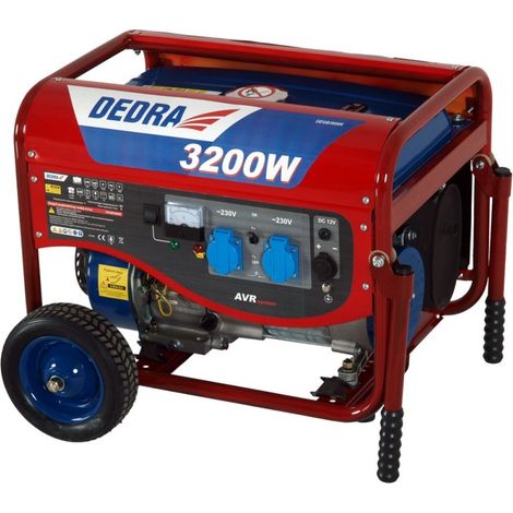 Generador eléctrico Dedra DEGB3600K azul y rojo 2800W