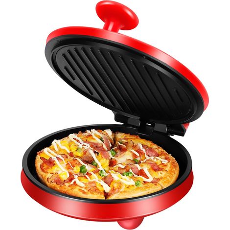 Four A Pizza Electrique 220 ℃,Four Pizza Puissance 1000w,Pizza Party Pour 2-3 Personnes,Sortez Et Jouez Aux Fours à Pizza Faciles à Transporter.Rouge-08013 (1/5)