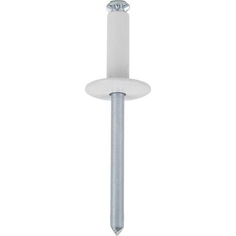 COFAN remache flor ala ancha 4 x 20 mm blanco   caja 500 unid. (1/3)