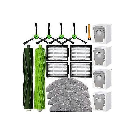 Zubehörset für Combo I5+ J5+ – Walzenbürste, Filter, Wischmopp-Pad, Staubsaugerbeutel, Seitenbürste