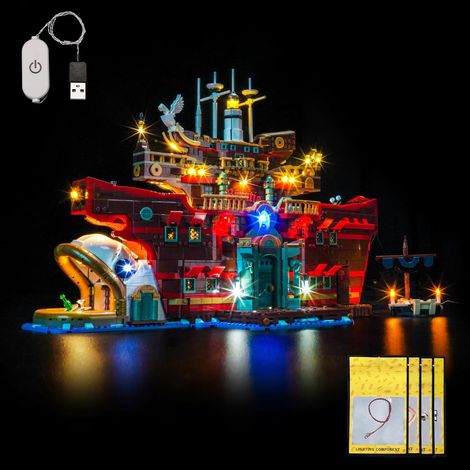 Jeu de lumières LED compatible avec 75640 The Baratie Floating Restaurant (pas un modèle), interrupteur tactile variateur set d'éclairage décoratif compatible avec The Baratie Floating (1/5)