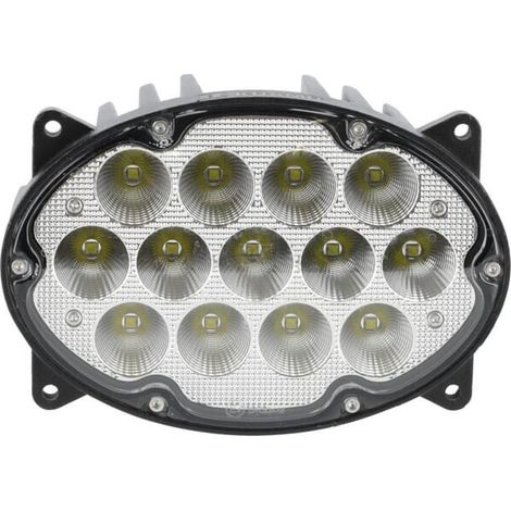 Foco de trabajo LED'65W 5200lm ovalado 10/30V 161x110x90mm wide flood'13 LED's'H4 JOHN DEERE LA10559 (1/5)