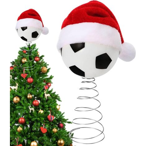 Cime De Sapin Noël Chapeau Père Noël Déco Fête Décoration Table Fête Maison pour Extérieur, Intérieur, Studio, Crèche, Maison, Porte, Salon, Célébration, Présentoir Table, (1/5)