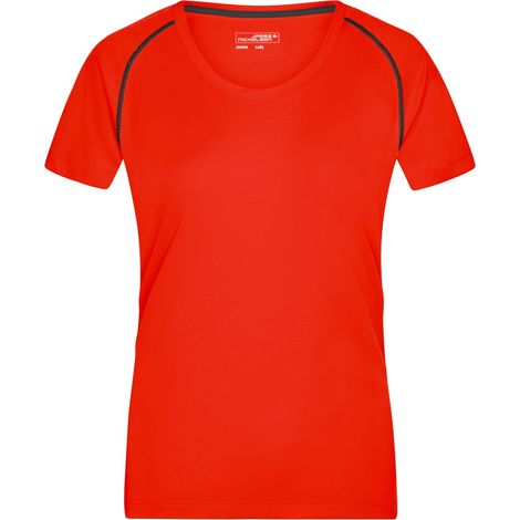 James & Nicholson Funktions-Shirt Damen JN495 Gr. S bright-orange/black (1/4)