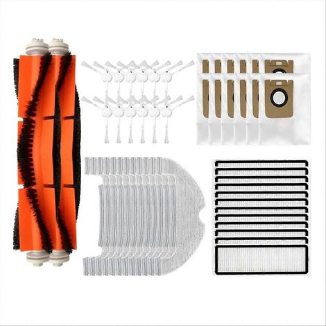 Aspirateur robot avec filtre HEPA, brosse principale et sac à poussière (1/5)