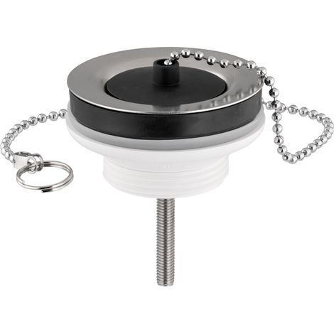 Tapón de desagüe para lavabo con cadena NOYON & THIEBAULT. (1/2)