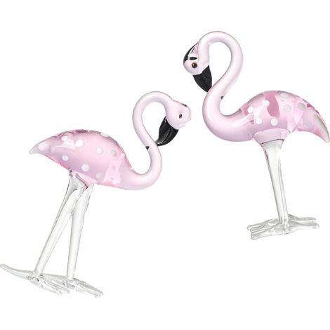 pi ces Ornement de Bureau Cristal Flamant Rose Petit D cor L (1/5)