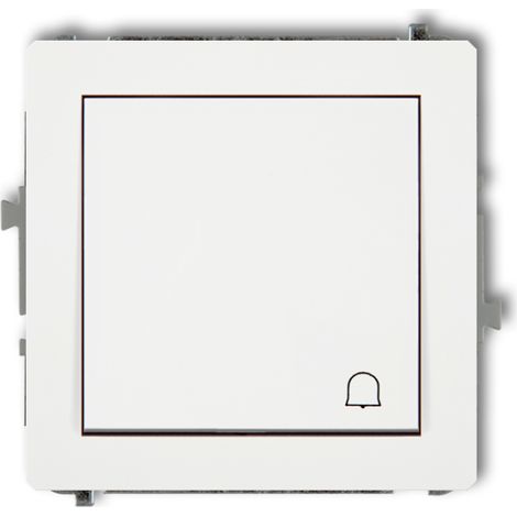 Türöffnermechanismus für Dekoklingeln, Mattweiß 25DWP-4