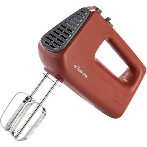 Roter Handmixer 600x300x240 mm 400 W mit 2 Rührbesen und 2 Knethaken