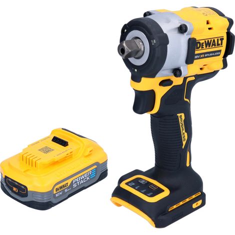 DeWalt DCF 922 N Akku Schlagschrauber 18 V 406 Nm 1/2" Brushless + 1x Powerstack Akku 5,0 Ah - ohne Ladegerät (1/5)