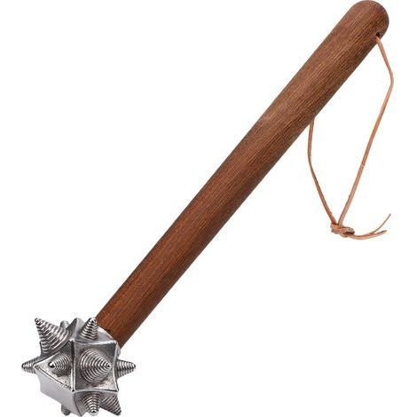 Kugelhammer mit Holzgriff, einzigartiges, multifunktionales Deko-Element aus Edelstahl für Auto und Haushalt (1/5)