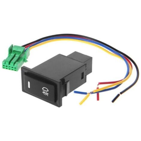 Interruttore fendinebbia/modificato Nissan (adatto per Toyota Mitsubishi Lancer, interruttore fendinebbia modificato, ricambi per indicatori LED)