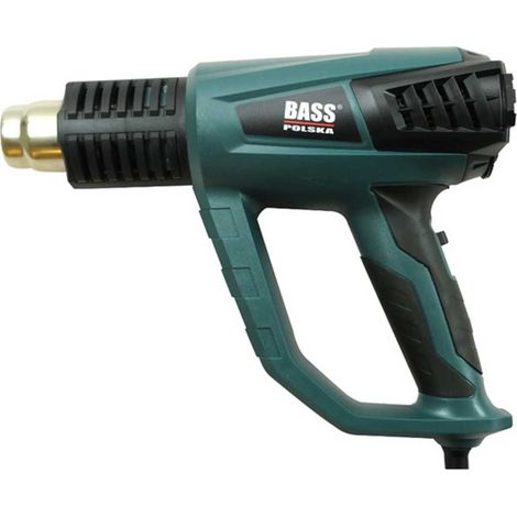 Pistola de calor de plástico de 2000 W con boquillas (1/4)