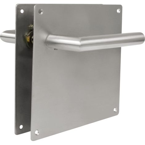 AMIG  Poignées sur plaque  7C  180 x 180 mm  Acier inoxydable AISI 304  Mat (1/5)