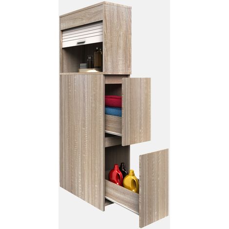 Cassetto divisorio per mobili da bagno Tasalo 131x25x48 - VCM